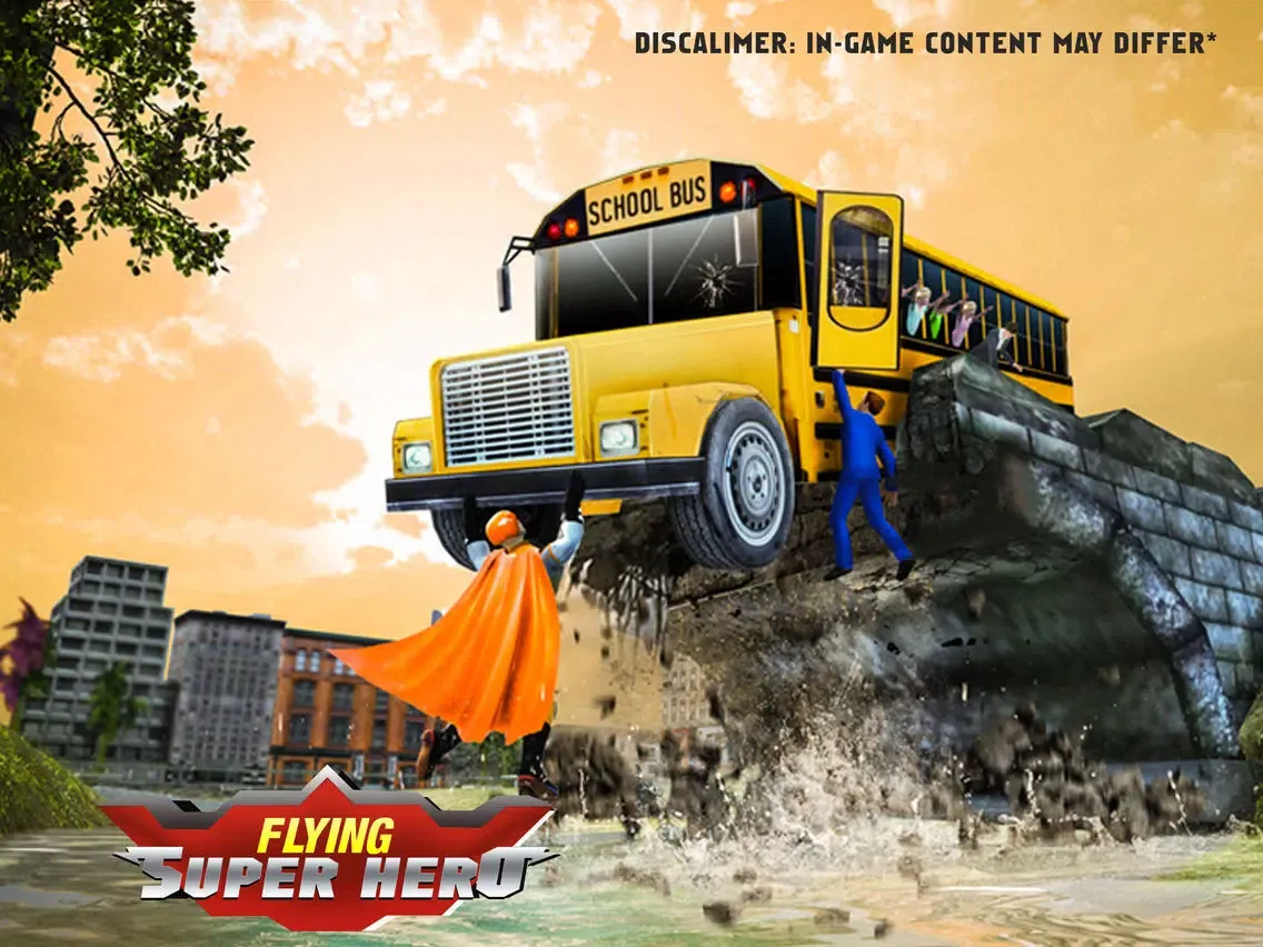 Capturas de pantalla de Flying Superhero Rescue – A Superheroes Game iPad 