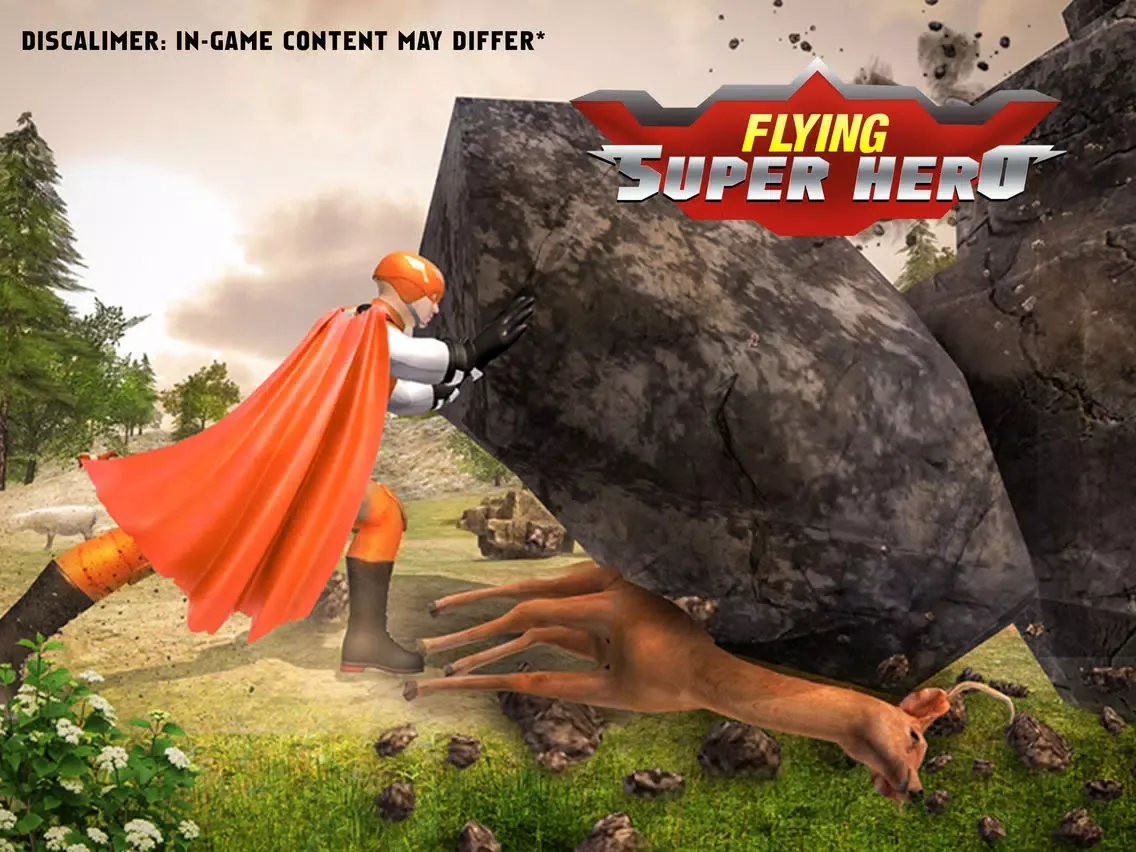 Capturas de pantalla de Flying Superhero Rescue – A Superheroes Game iPad 