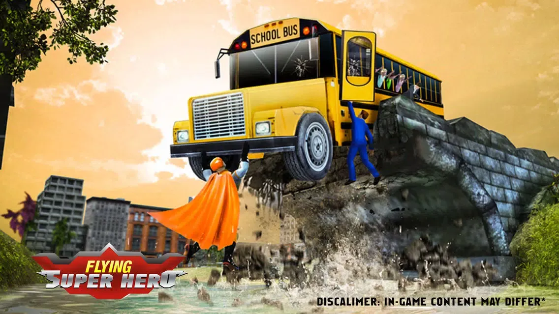 Capturas de pantalla de Flying Superhero Rescue – A Superheroes Game
