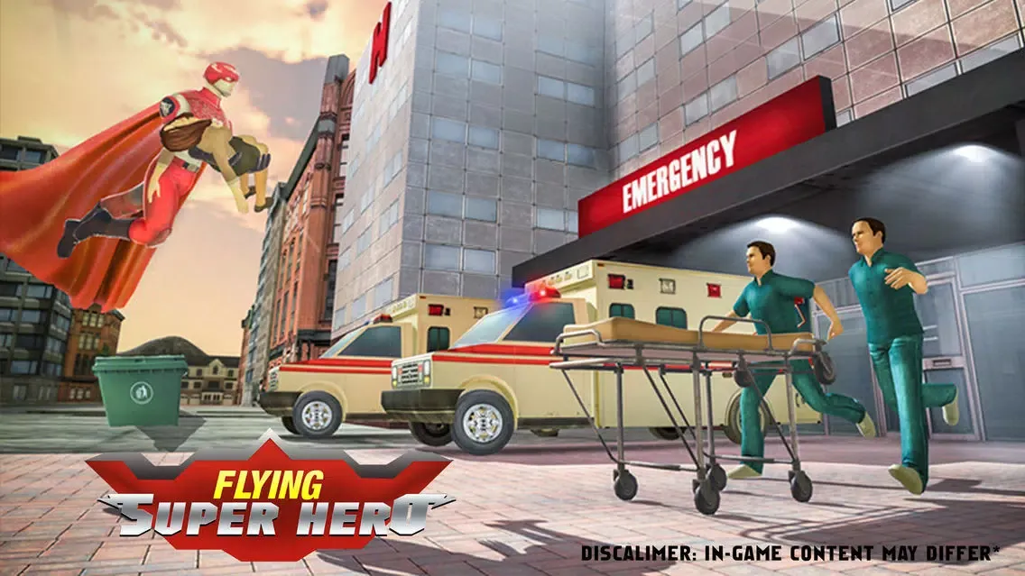 Capturas de pantalla de Flying Superhero Rescue – A Superheroes Game