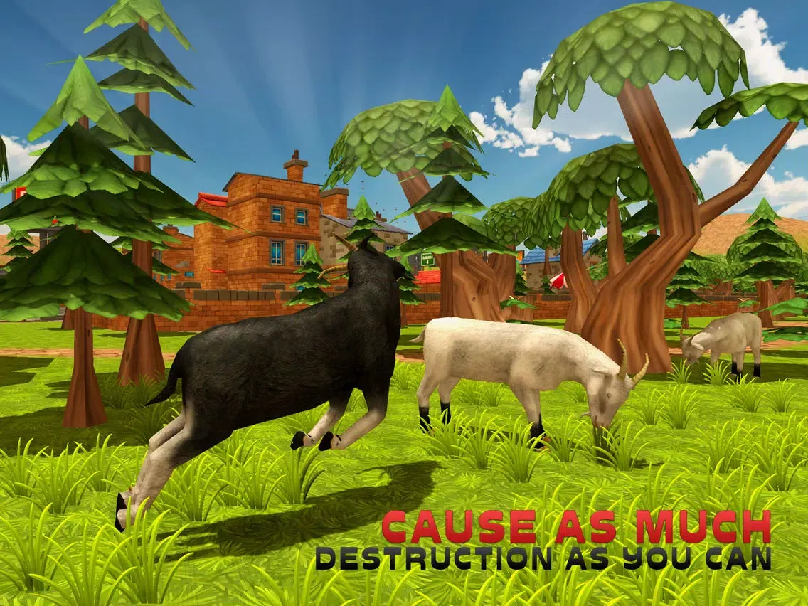 Goat Simulator 3D – A Goats Rampage In the City iPad 应用截图