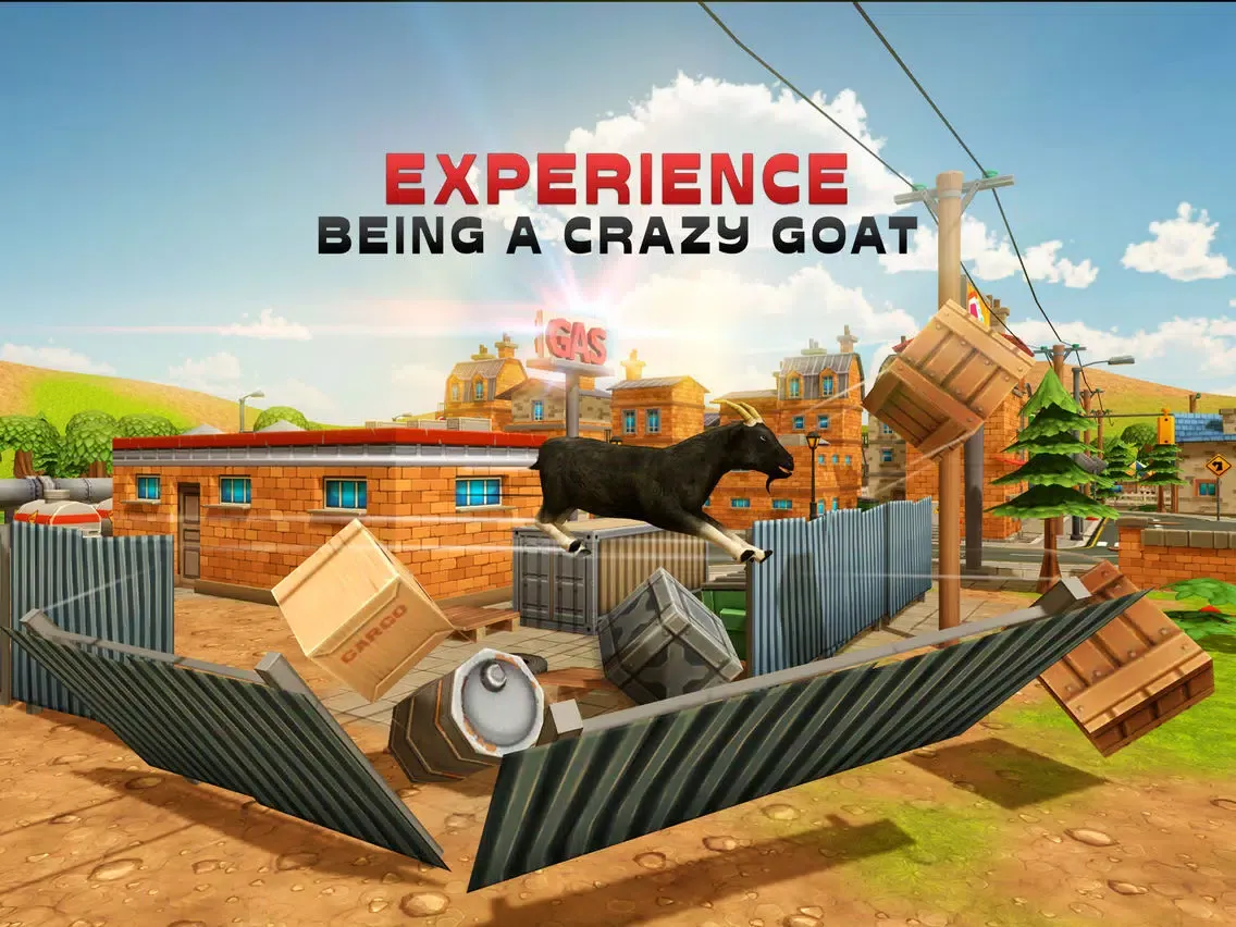 Goat Simulator 3D – A Goats Rampage In the City iPad 应用截图