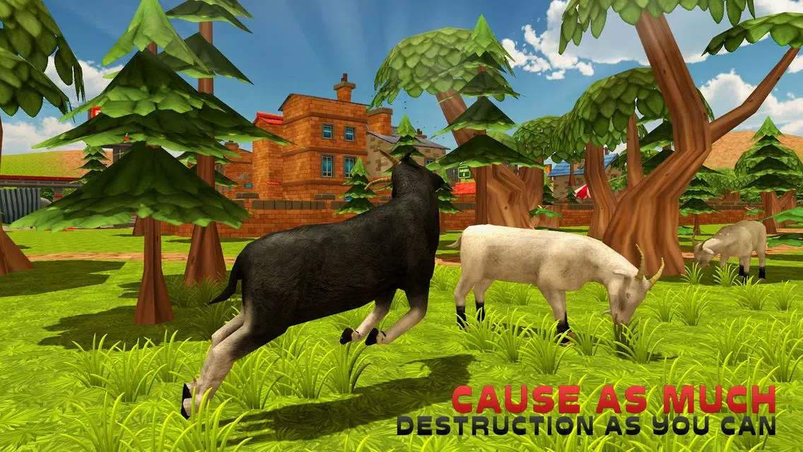 Goat Simulator 3D – A Goats Rampage In the City应用截图