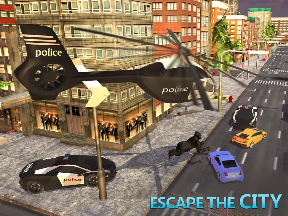 Ảnh chụp màn hình của Gorilla Attack Simulator 2016 - Compete and Conquer as African King Kong iPad 