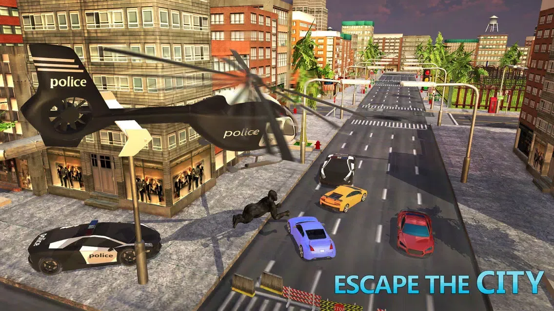 Ảnh chụp màn hình của Gorilla Attack Simulator 2016 - Compete and Conquer as African King Kong