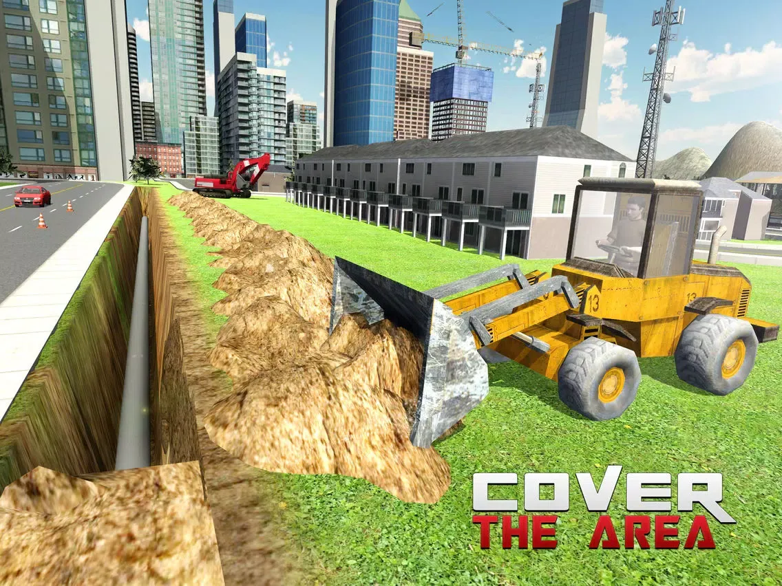 Tangkapan layar Heavy Excavator Crane Simulator 3D – A PRO construction truck driver challenge iPad 