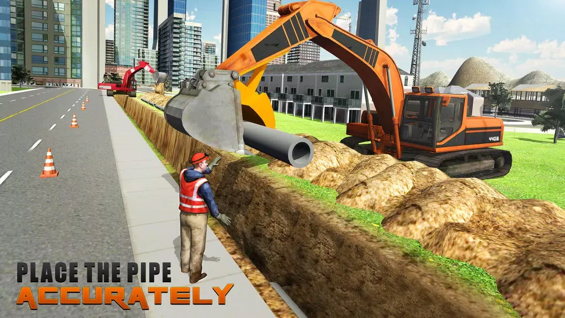 Tangkapan layar Heavy Excavator Crane Simulator 3D – A PRO construction truck driver challenge