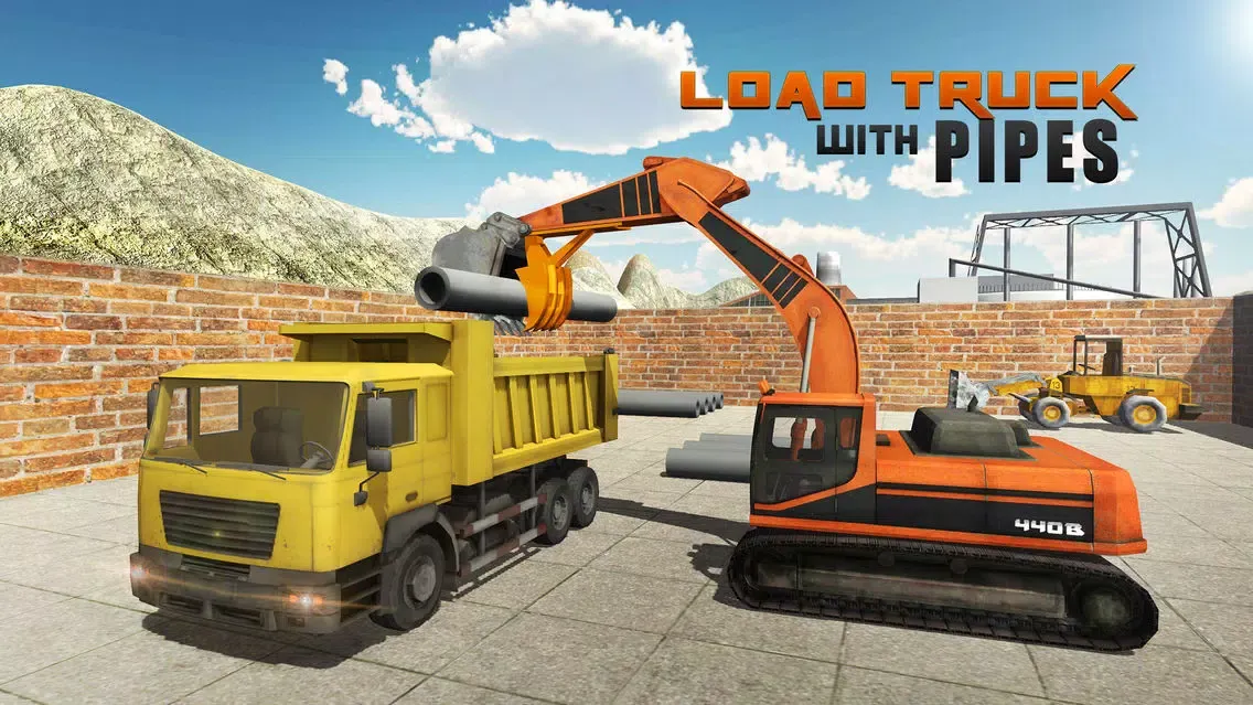 Tangkapan layar Heavy Excavator Crane Simulator 3D – A PRO construction truck driver challenge