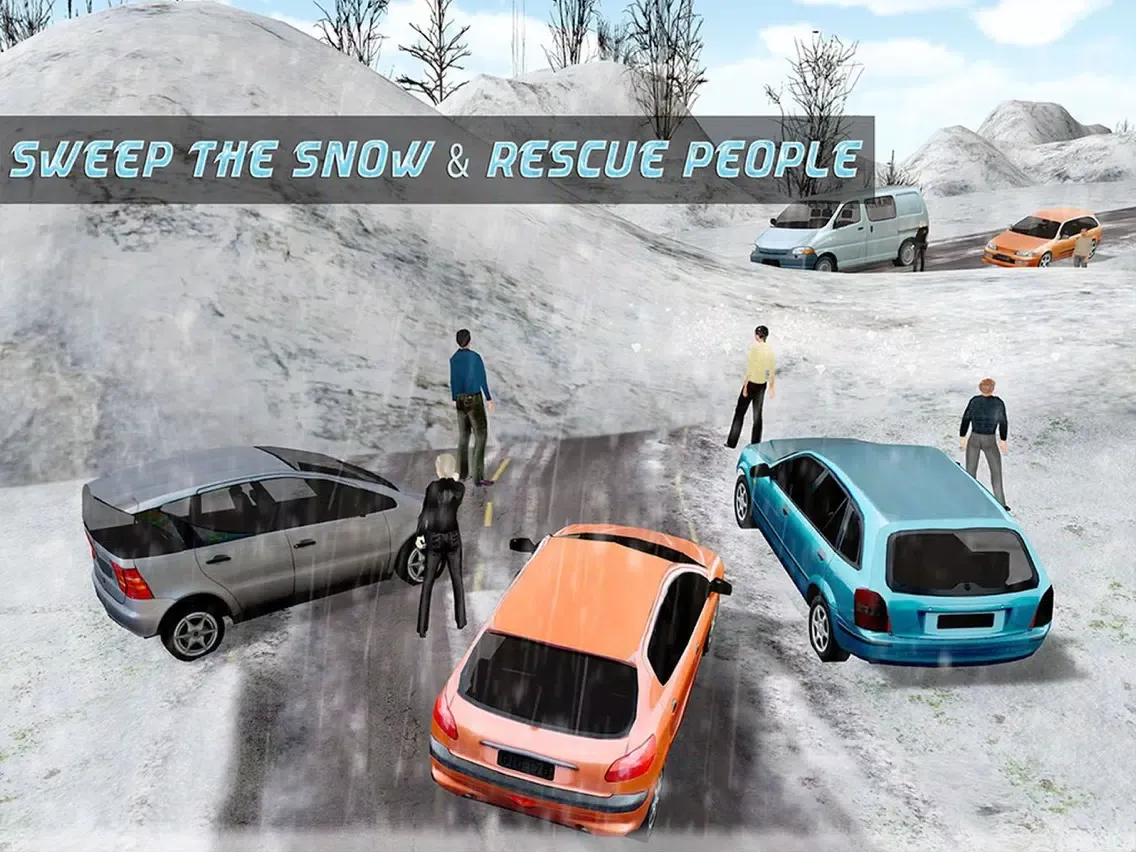 Capturas de tela do Heavy Snow Excavator Simulator – 3D Crane Truck Simulation Game iPad 
