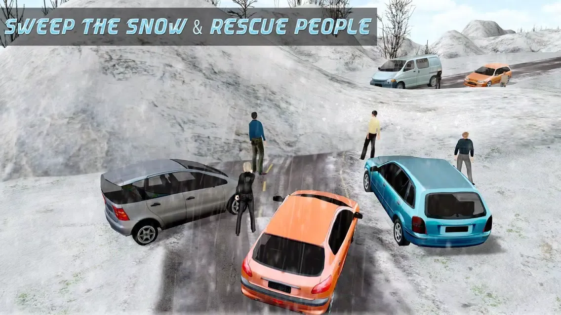 Capturas de tela do Heavy Snow Excavator Simulator – 3D Crane Truck Simulation Game