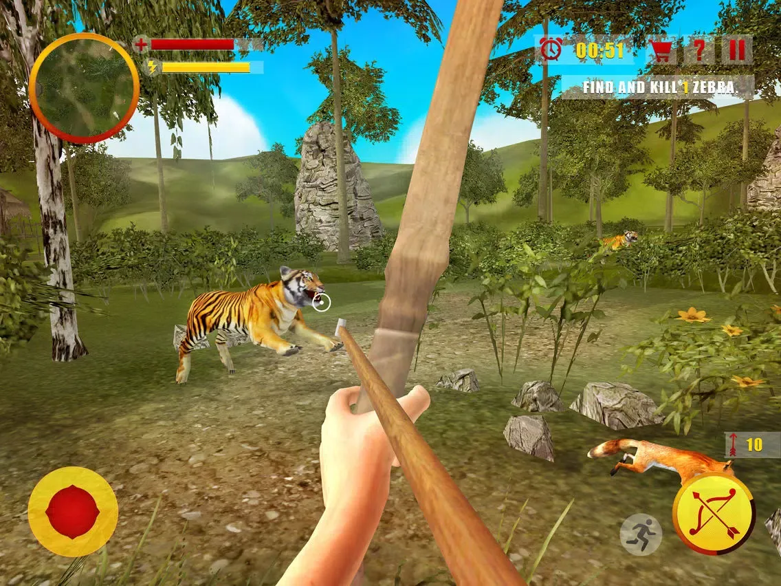 Ảnh chụp màn hình của Jungle Hunt Archery Master - Bow and Arrow Hunter iPad 