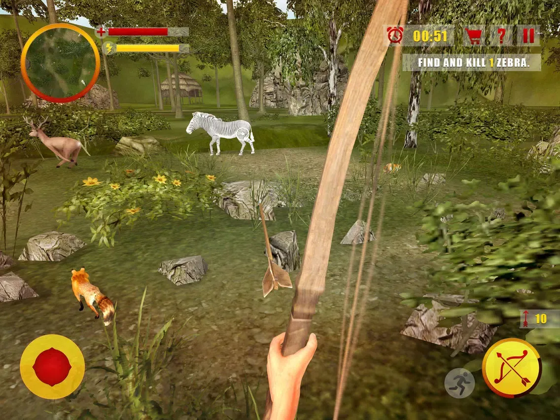 Ảnh chụp màn hình của Jungle Hunt Archery Master - Bow and Arrow Hunter iPad 