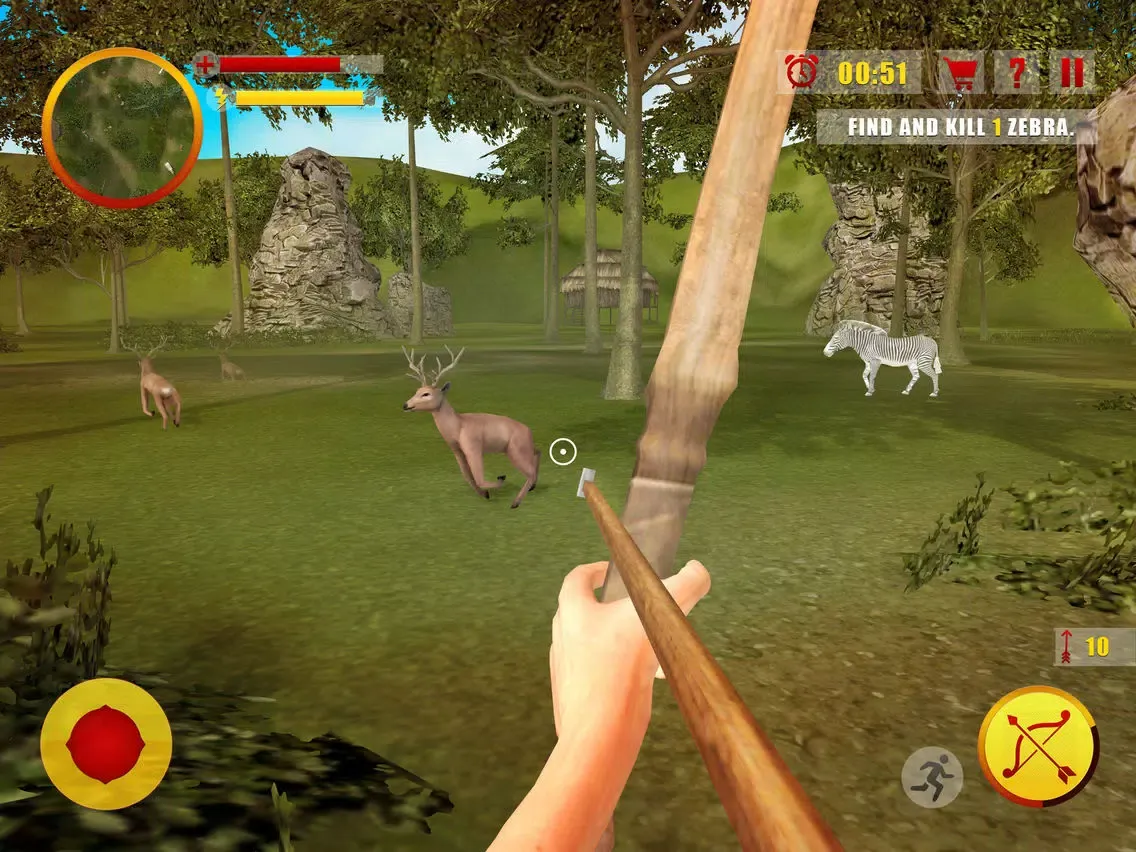Ảnh chụp màn hình của Jungle Hunt Archery Master - Bow and Arrow Hunter iPad 