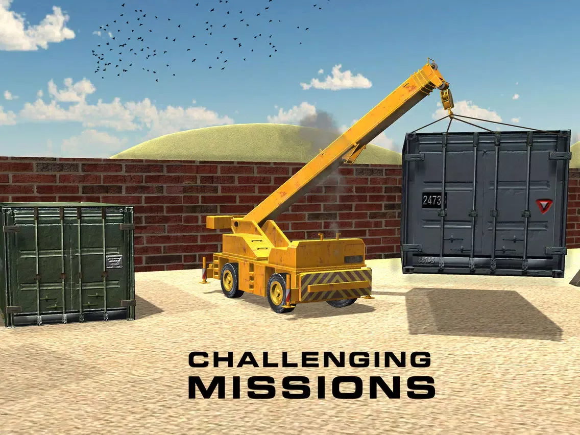 Capturas de pantalla de Loader Crane Simulator – Cargo Forklift Drive iPad 