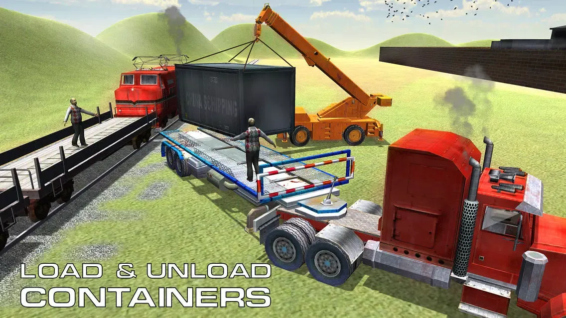 Capturas de pantalla de Loader Crane Simulator – Cargo Forklift Drive