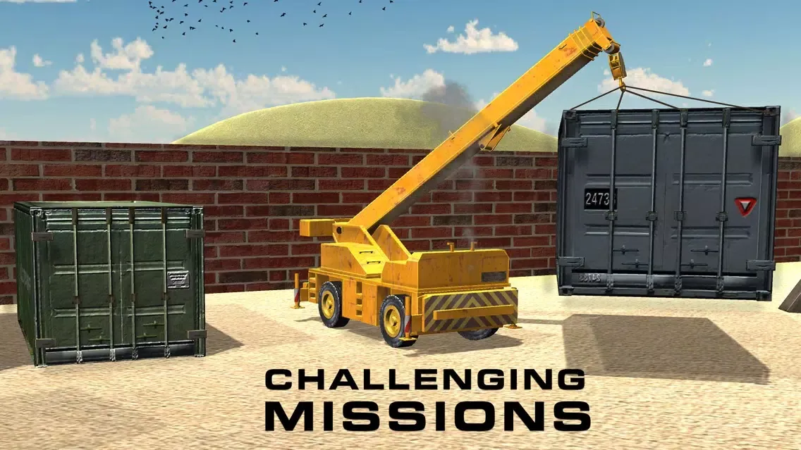 Capturas de pantalla de Loader Crane Simulator – Cargo Forklift Drive