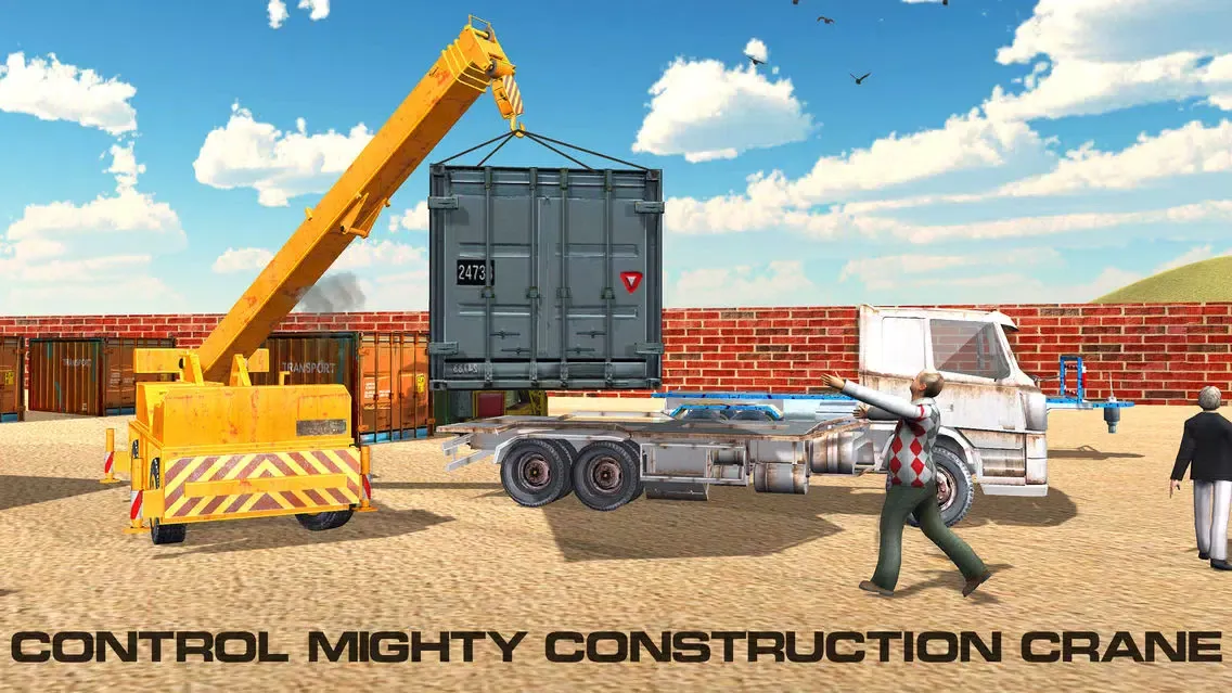 Capturas de pantalla de Loader Crane Simulator – Cargo Forklift Drive