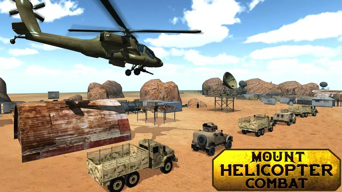 Скриншоты Mount Helicopter Combat 3D