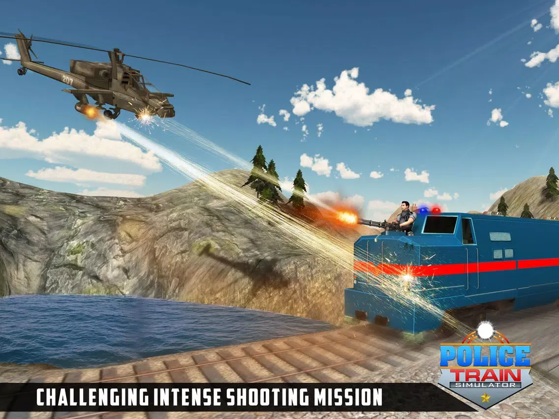 Screenshot di Police Train Simulator – The Gunship Battle Zone iPad 