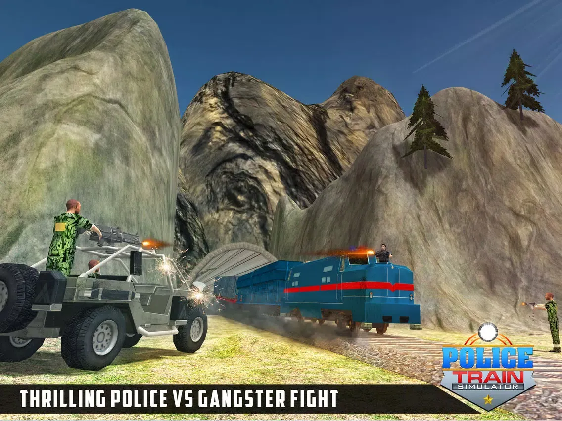 Screenshot di Police Train Simulator – The Gunship Battle Zone iPad 