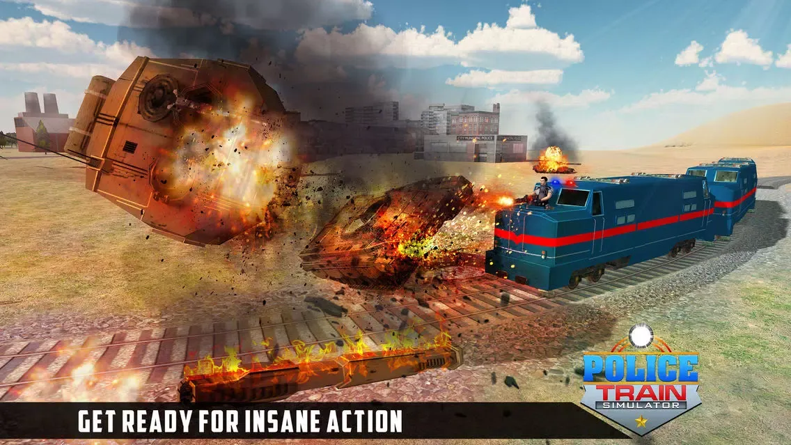 Screenshot di Police Train Simulator – The Gunship Battle Zone