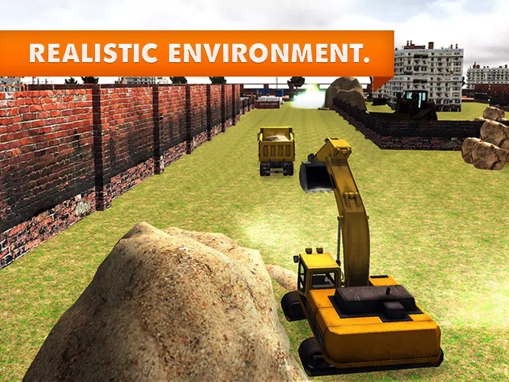 Zrzuty ekranu Sand Excavator Truck Simulator – real 3D construction crane game iPad 