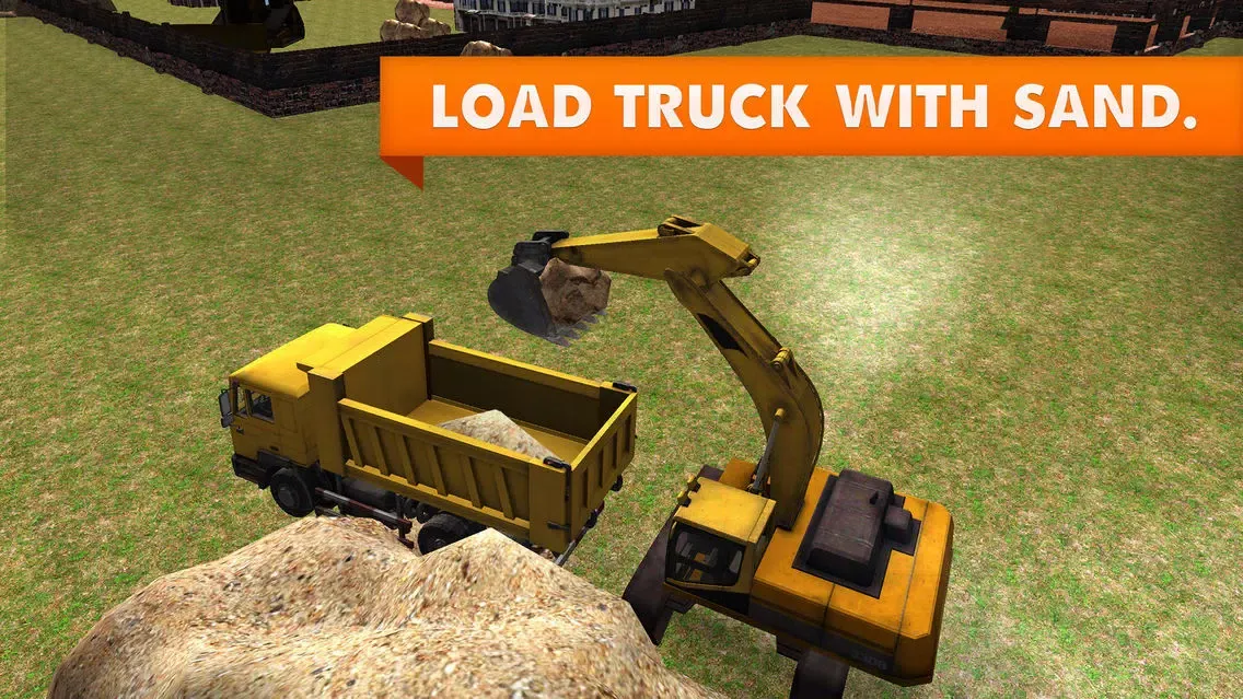 Zrzuty ekranu Sand Excavator Truck Simulator – real 3D construction crane game