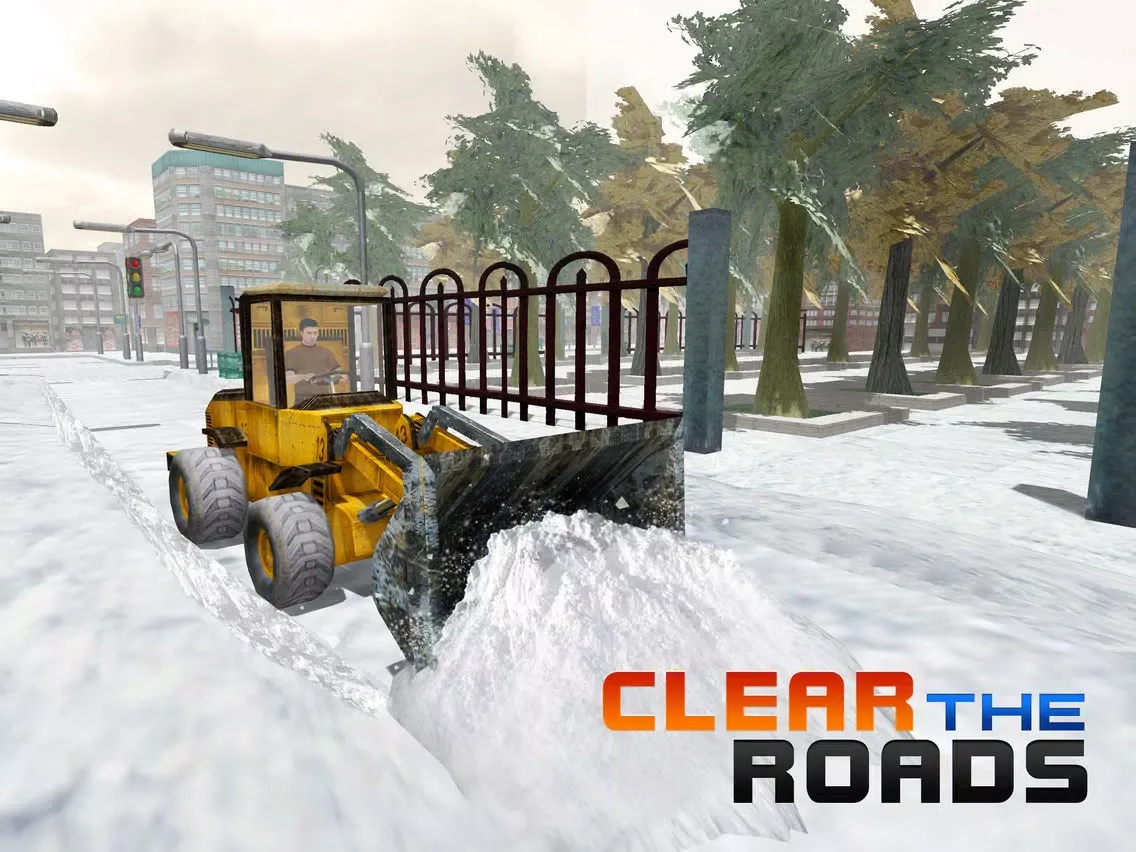 Tangkapan layar Snow Excavator Simulator 3D – Heavy truck operator game iPad 