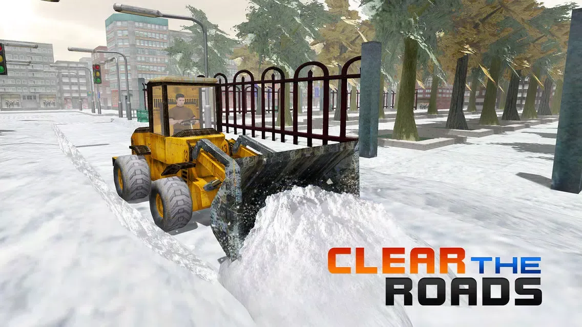 Tangkapan layar Snow Excavator Simulator 3D – Heavy truck operator game