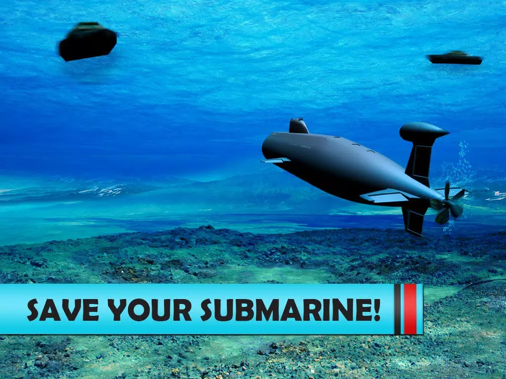 Captures d'écran de Navy War Submarine 3D iPad 