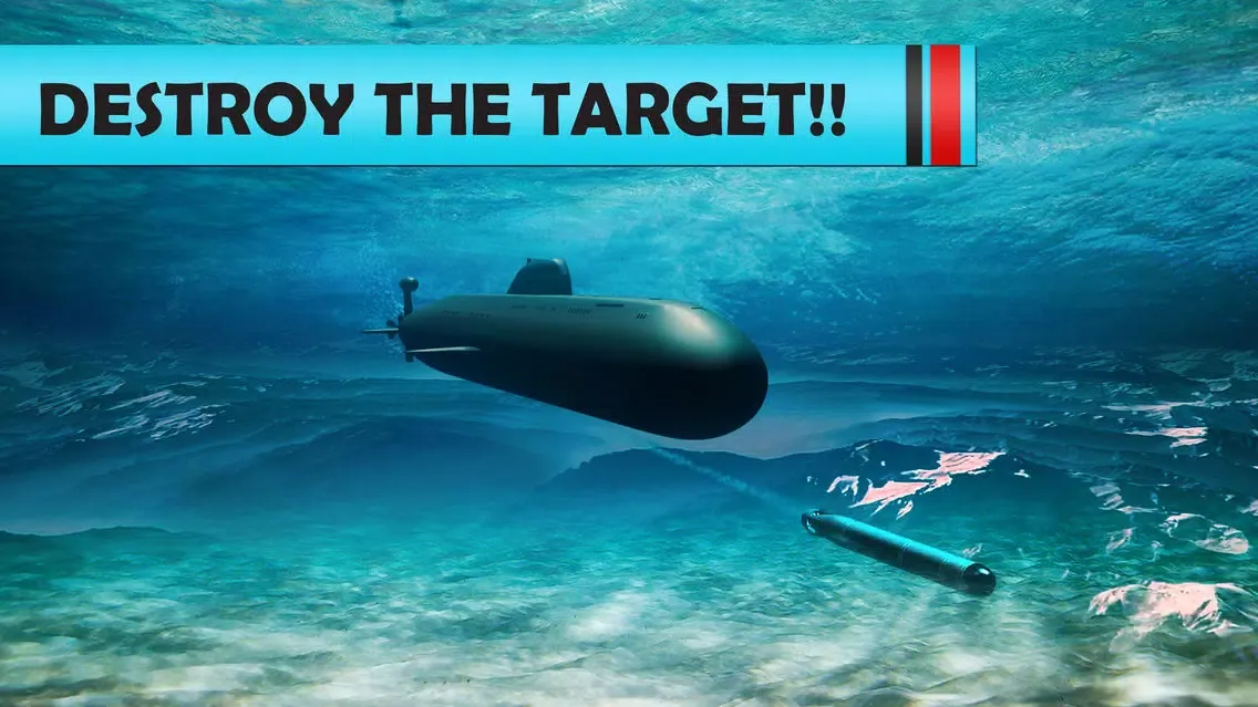 Captures d'écran de Navy War Submarine 3D