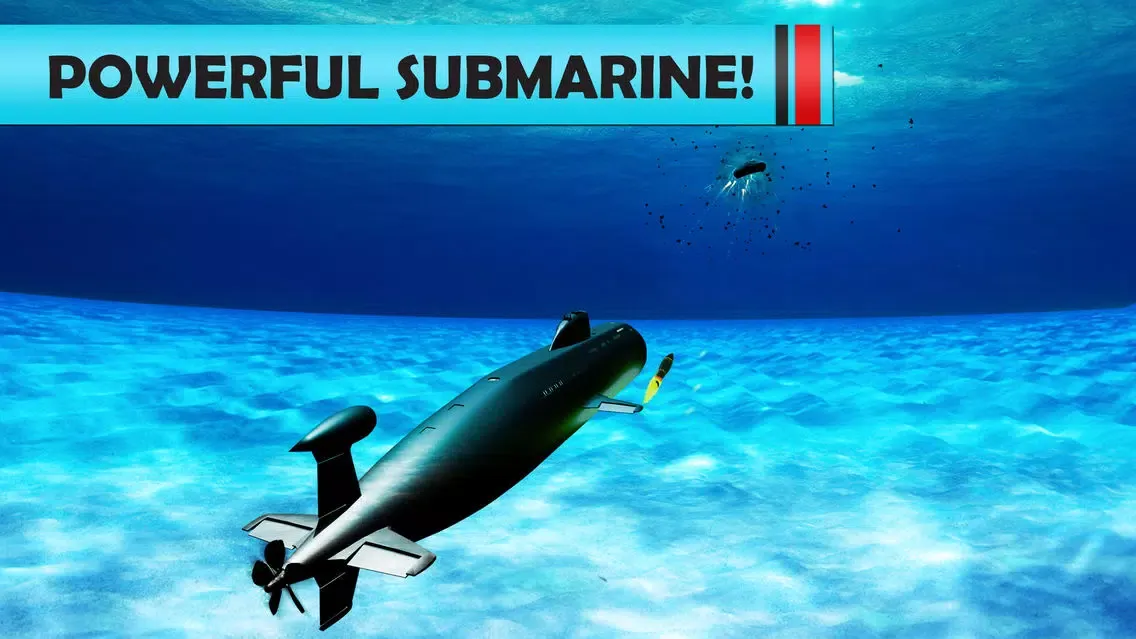 Captures d'écran de Navy War Submarine 3D