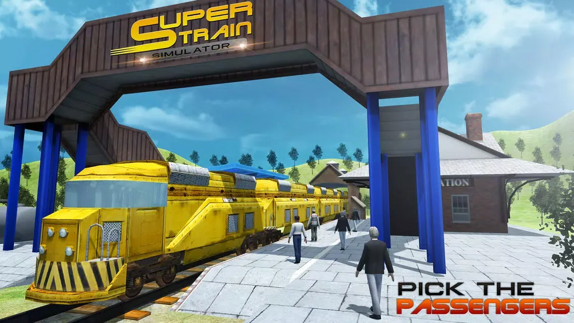 Super Train Simulator 3D – Real locomotive simulation game स्क्रीनशॉट