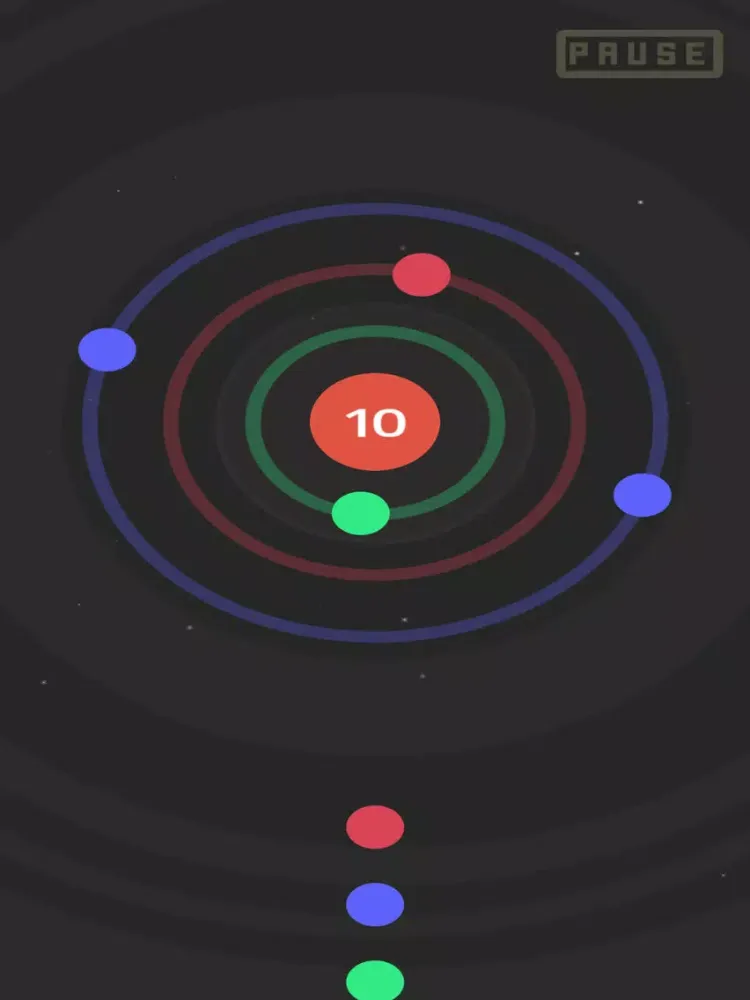 Ảnh chụp màn hình của Orbit Frenzy iPad 