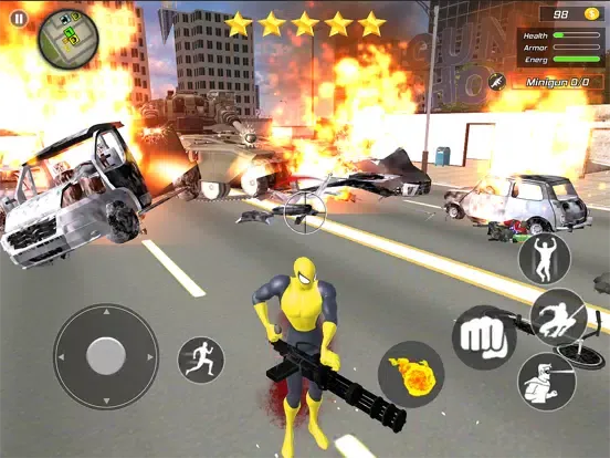 صور Flying Spider Hero: Crime City iPad 