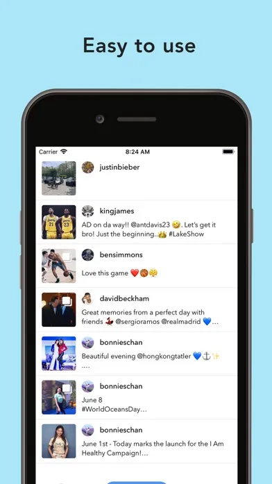 Capturas de tela do Repost #1 for Instagram