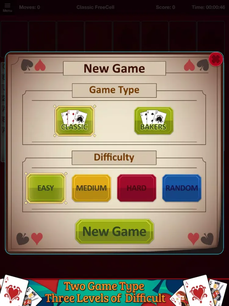 Capturas de pantalla de Amazing FreeCell Solitaire iPad 