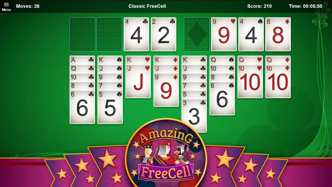 Capturas de pantalla de Amazing FreeCell Solitaire
