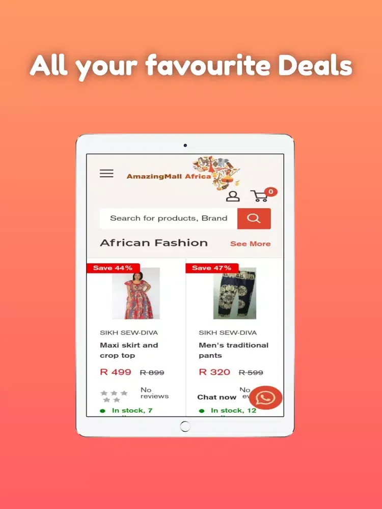 Capturas de pantalla de AmazingMall Africa iPad 