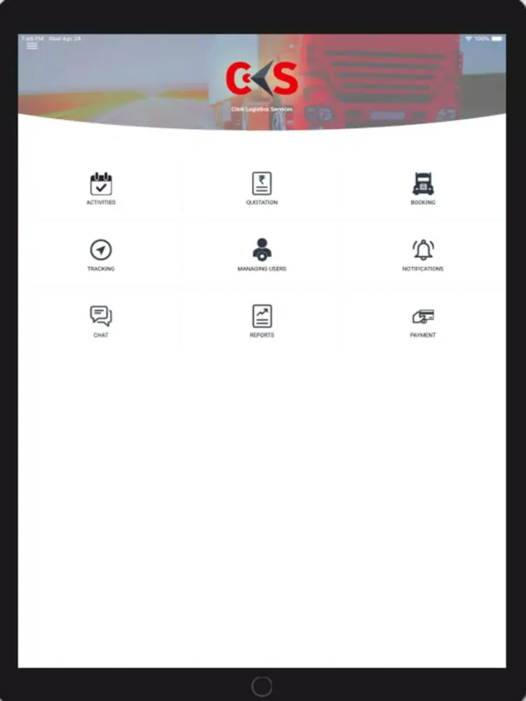 صور Click Logistic Services iPad 