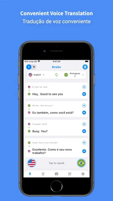 Capturas de tela do Brazilian Translator - BraGo
