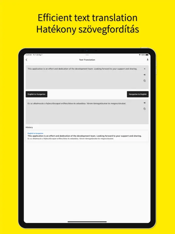 صور English to Hungarian App iPad 