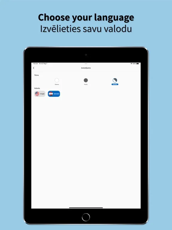 English to Latvian Tulkotājs iPad  Ekran Görüntüleri