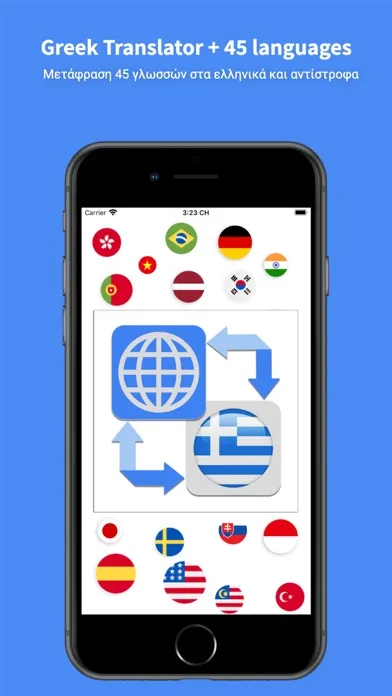 Tangkapan layar Greek Translator Pro +