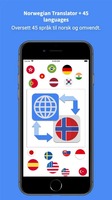 Tangkapan layar Norwegian Translator Pro +