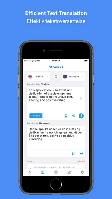 Tangkapan layar Norwegian Translator Pro +