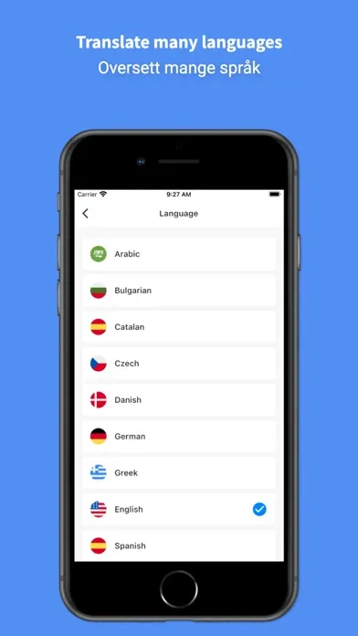 Tangkapan layar Norwegian Translator Pro +