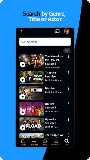 Amazon Prime Video应用截图