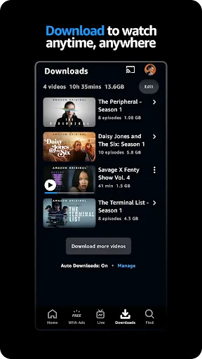 Amazon Prime Video应用截图