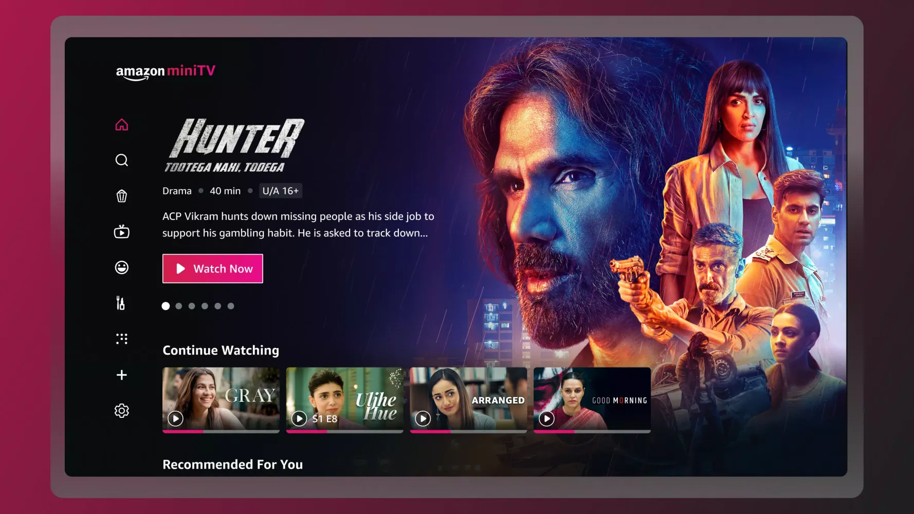 Amazon miniTV Screenshots